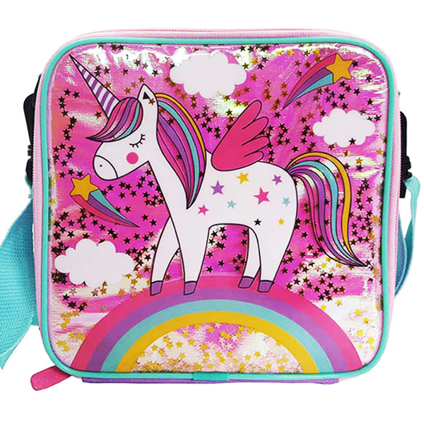 rainbow unicorn lunch box